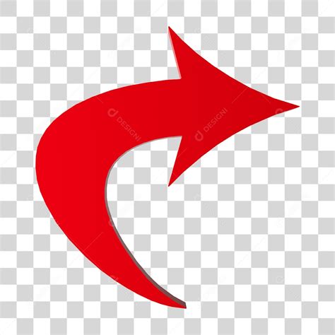 Seta Vermelha Sem Fundo