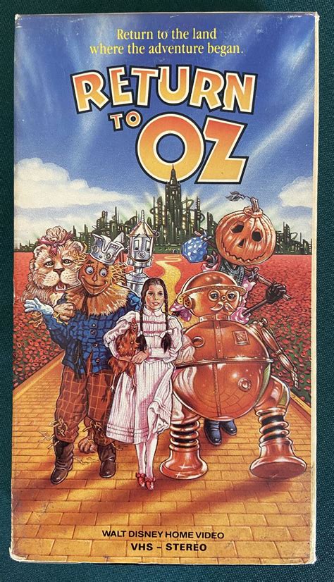 Sold Disneys Return To Oz 1985 Original Home Video Vhs Movie Wizard