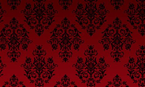 48 Red And Black Damask Wallpaper On Wallpapersafari