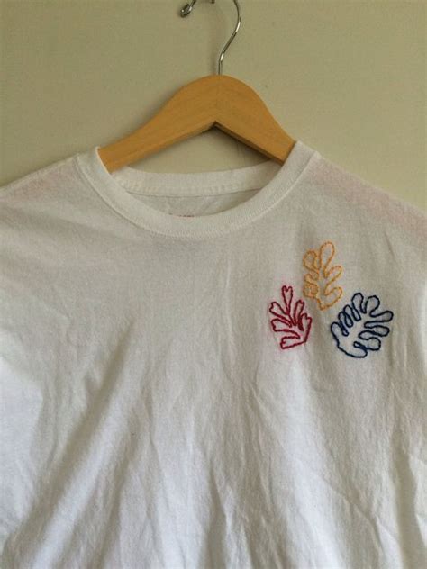 Embroidered Shirt Custom Embroidery Design Matisse Line Art