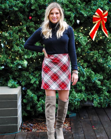 Christmas Plaid Outfit Ideas Anna Danigelis Nashville Based Fashion