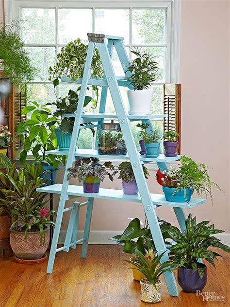 Build This A Frame Ladder Shelf For Stylish Diy Storage Garden Ladder