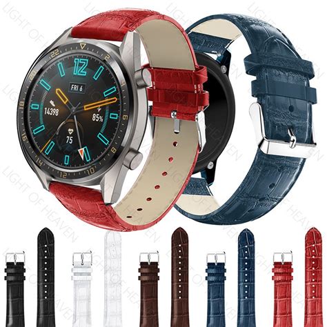 Huawei Watch Gt 2 Pro Gt2 Gt2e 46mm 42mm Watch Strap Leather Strap