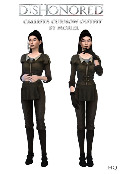 Dishonored Callista Outfit Moriel On Patreon Sims 4 Collections