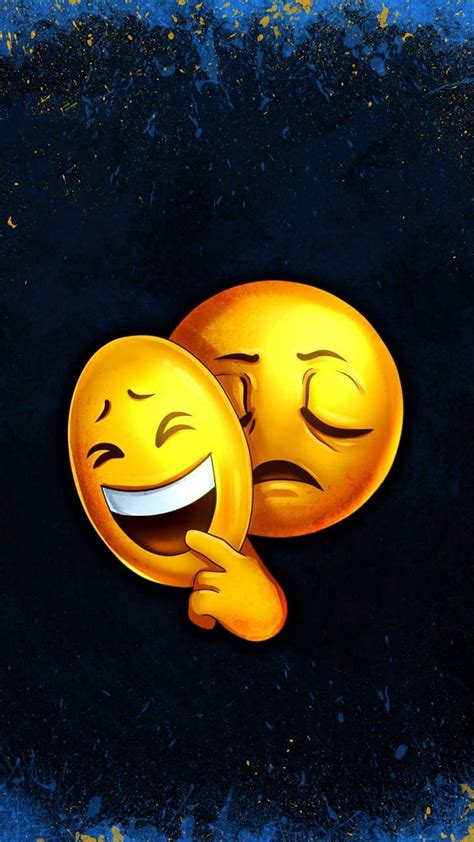 823 Wallpaper Emoji Iphone Fake Smile Images And Pictures Myweb