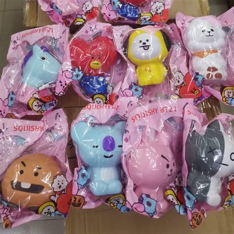 Bt21 Super Cute Squishy Anti Stress Ball Shopee Philippines