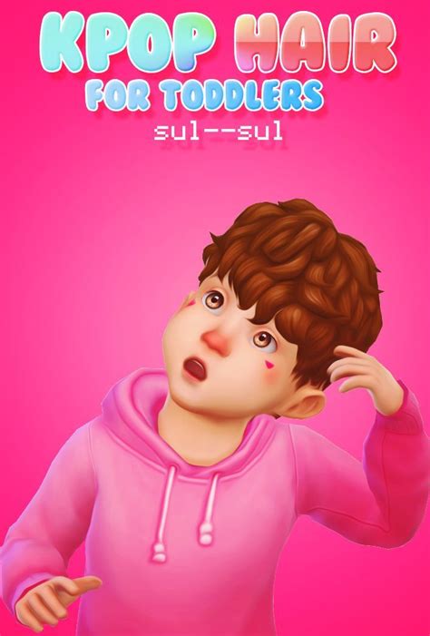 Lana Cc Finds Sulsul Kpop Hair For Toddlers Male And Female
