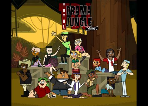 Total Drama Jungle Official Group Photo By Gus Val On Deviantart