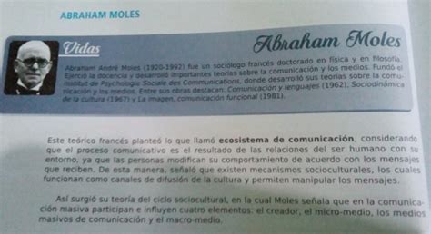 Ciencias De La Com I Modelo De Abraham Moles