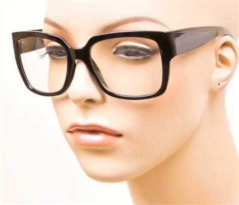 Retro Black Square Hipster Frames Clear Lens Eye Glasses Bella Valentina La