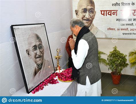 Mahatma Gandhi Martyrs Day Observed In Rajasthan India Editorial