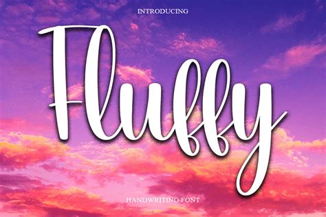 Fluffy Font By Ganden Letter · Creative Fabrica