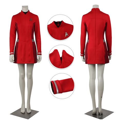nyota uhura costume star trek beyond cosplay red uniform movie and tv costumes aliexpress