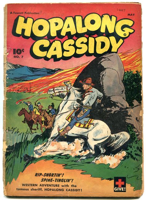 Hopalong Cassidy #7 1947- Golden Age Western Comic reading copy ...