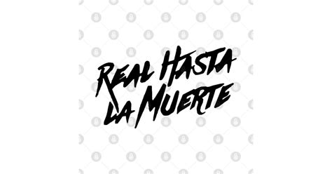Real Hasta La Muerte Logo Black Real Hasta La Muerte Logo Kids T