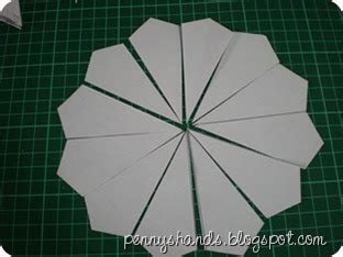 pennys hands english paper piecing dresden plate