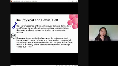 understanding the self lesson 05 the physical and sexual self youtube