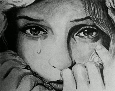 Sad Drawings Of Crying Eyes Pin On Back To Drawing Crying Drawing