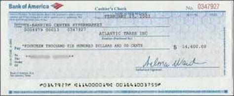 You may be asked to provide a void cheque when setting up a payroll deposit or automatic payments. Bank Of America Cashier S Check Template | Arts - Arts
