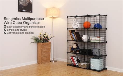 A tutorial for shelving you can make yourself, by our decoration editors gabby deeming and ruth sleightholme. Amazon.com: SONGMICS Metal Wire Cube Storage,12-Cube ...