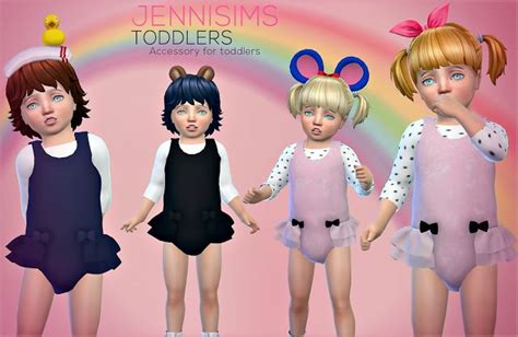 Downloads Sims 4accessories Sets Toddlers 4 Acc With Images Sims