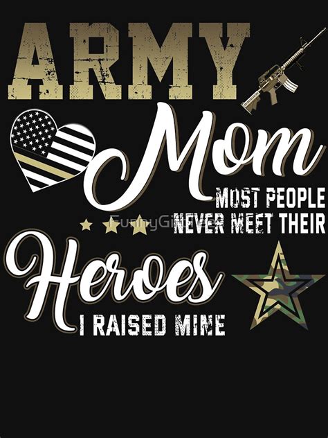 Us Army Proud Mom Proud Army Mom Military Mother American Flag Memorial Day I Raised My Hero