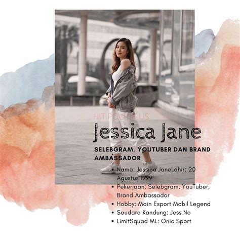 Profil Biodata Biografi Dan Fakta Lengkap Jessica Jane Cewek Cantik