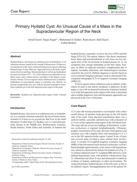 Pdf Primary Hydatid Cyst An Unusual Cause Of A Mass In The