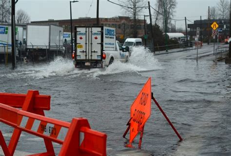 Metro Vancouver Roads Closed Heavy Rainfall Floods Streets Vancouver
