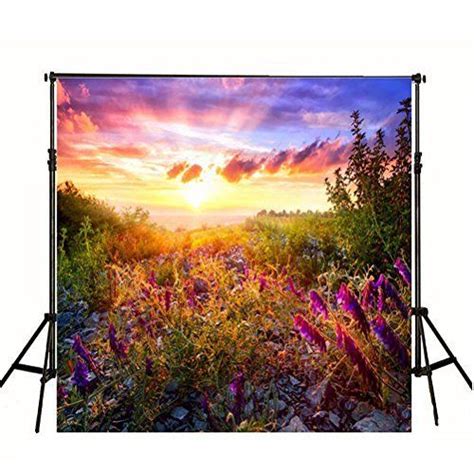 Natural Scenic Backdrops For Photography 65x5ft Waterproof Floral
