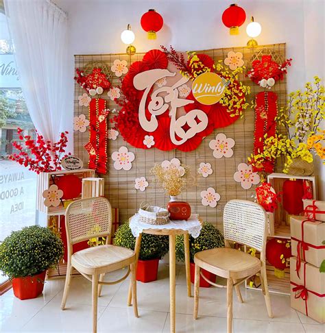 10 Cách Trang Trí Cho Quán Cafe Ngày Tết 2024 Siêu đẹp