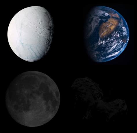 This Comparison Of Comet 67p With Other Solar System Bodies Will Blow
