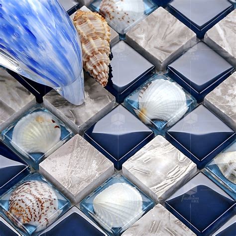Mosaic tiling techniques allow to create unique and beautiful bathroom sinks and transform bathroom designs by adding color and texture to functional elements or adorn home furnishings. glass stone shell mosaic tile mirror tv background ...