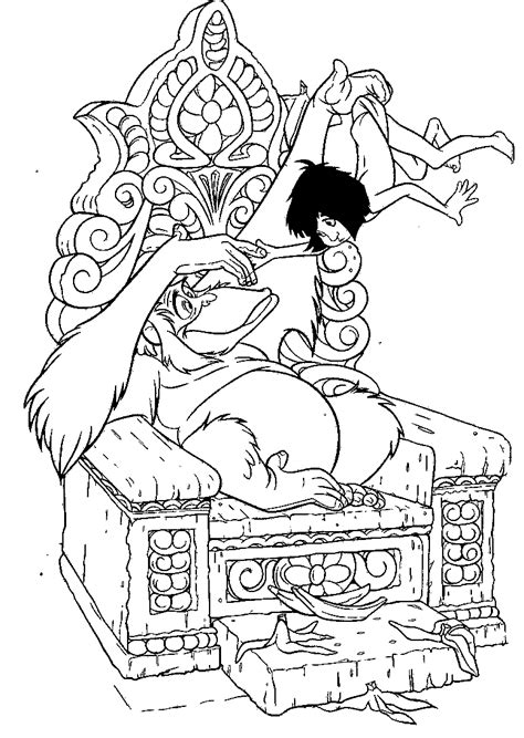 Jungle book coloring pages to download and print for free