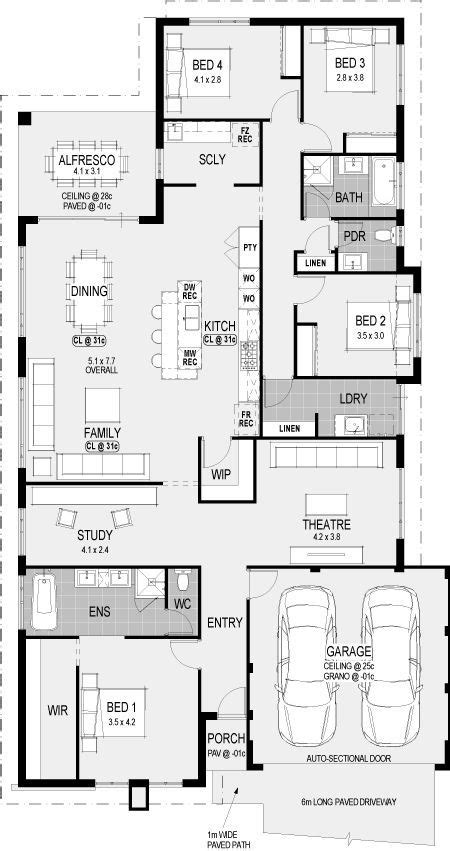 The Ohio Floorplan Home Design Floor Plans Bungalow House Design