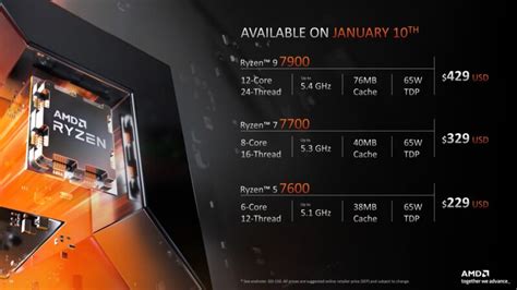Amd Intros Cheaper Ryzen 7000 Cpus Plus Faster Gaming Focused 3d V