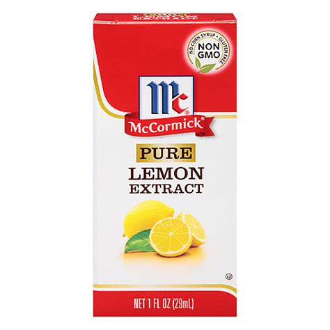 Mccormick Pure Lemon Extract Extracts Coloring Foodtown