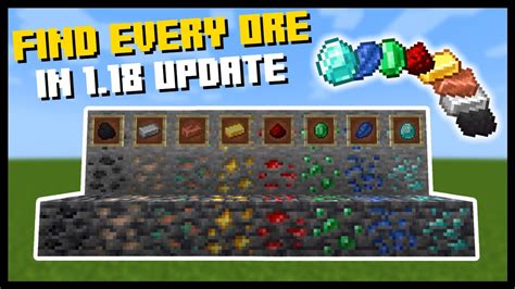 How To Find Every Ore In Minecraft 118 Full Ore Guide Youtube