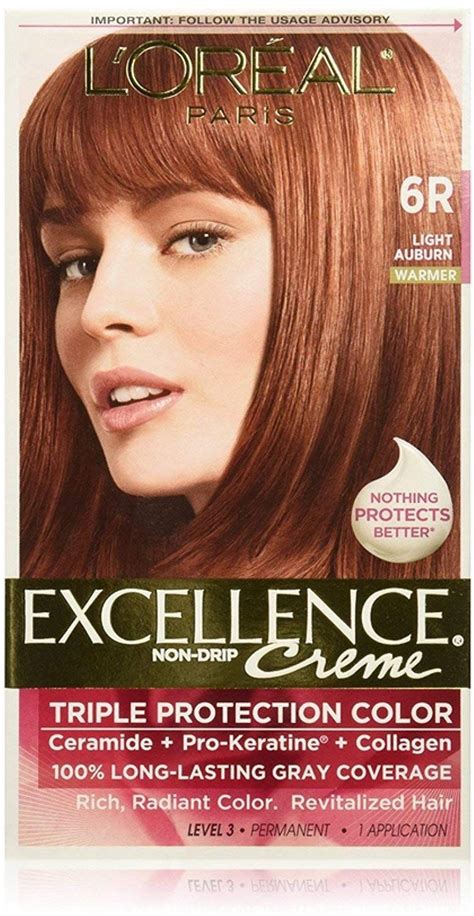 L Oreal Paris Excellence Creme Permanent Hair Color R Light Auburn My