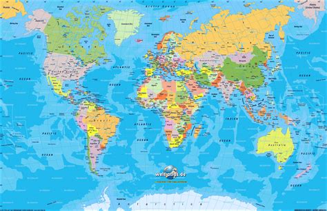 Map Of World Map Of The World Politically Map In The Atlas Of The
