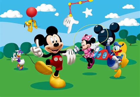 Mickey Mouse Clubhouse Background Vector