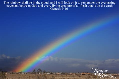 Rainbow Bible Verse Genesis