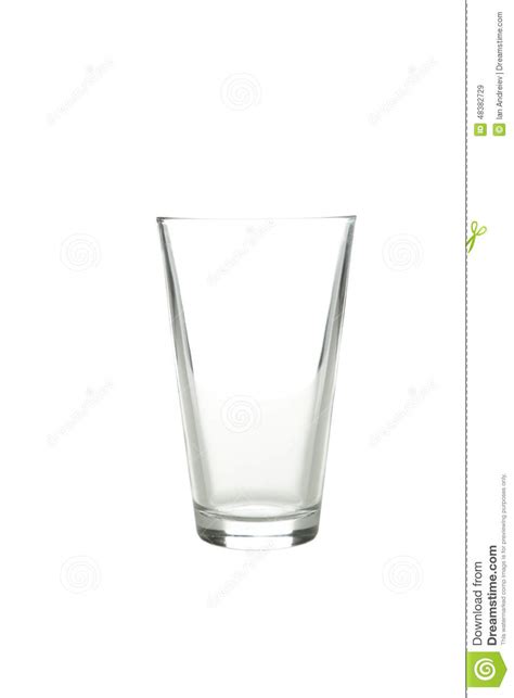 empty glass isolated on a white stock image image of beaker clear 48382729