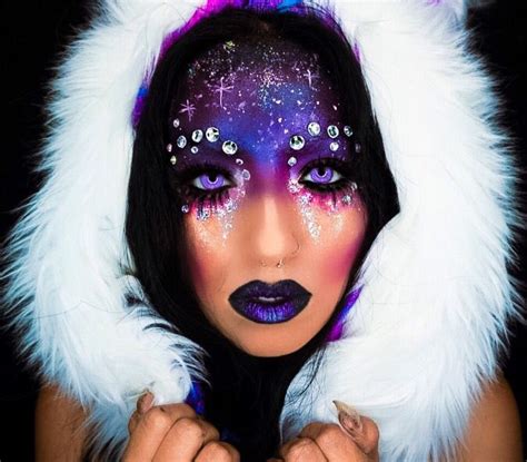 Galaxy Makeup Halloween Makeup Details On This Look Instagram