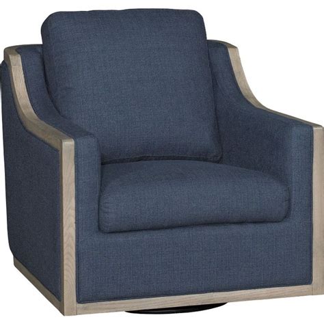 Bayly Navy Blue Swivel Barrel Accent Chair Rc Willey Blue Velvet