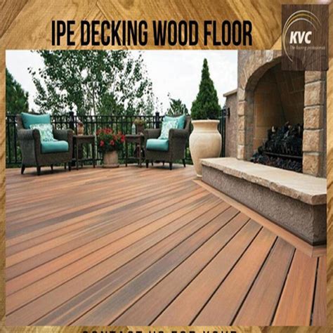 Brown Ipe Decking Wood Floor For Home Sizedimension 2x1 Feet Rs