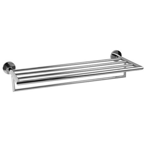 Top picks related reviews newsletter. Ginger Universal 24 in. L x 4.8 H x 11 in. Hotel Shelf with Towel Bar in Polished Chrome-XX43S ...