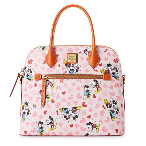 Disney Dooney And Bourke Bag Mickey And Minnie Mouse Love Satchel