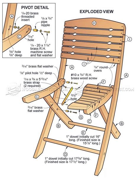 Diy folding chairs are perfect for inexpensive extra seating. #772 Folding Chair Plans - Furniture Plans | Woodworking furniture plans, Woodworking projects ...