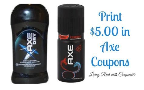 3 New Axe Coupons Save 5 Just 1 At Rite Aid 1012 And More